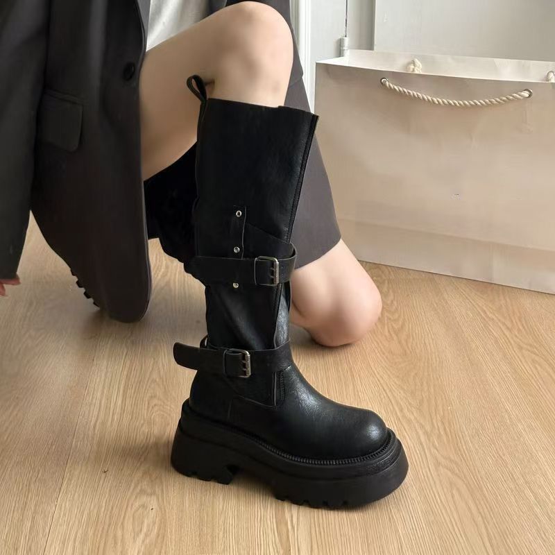 Vintage Zipper - Новые винтажные женские сапоги до колена
