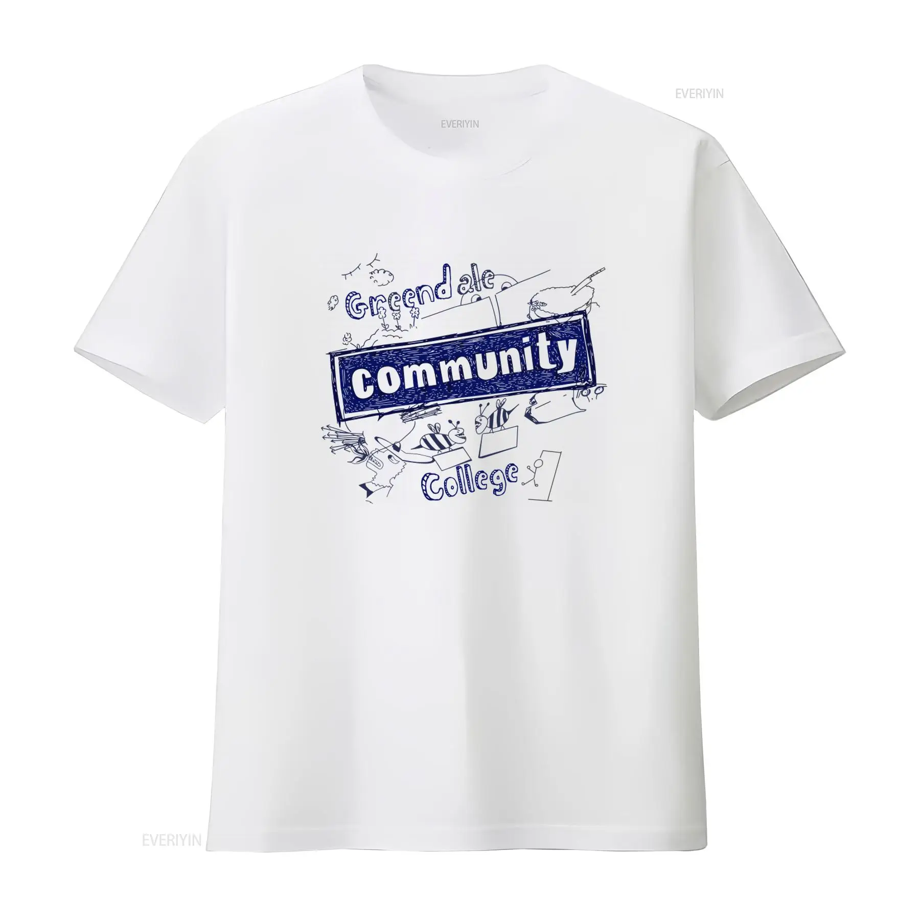 Vintage Fashion Community - Футболка с принтом Greendale Community College