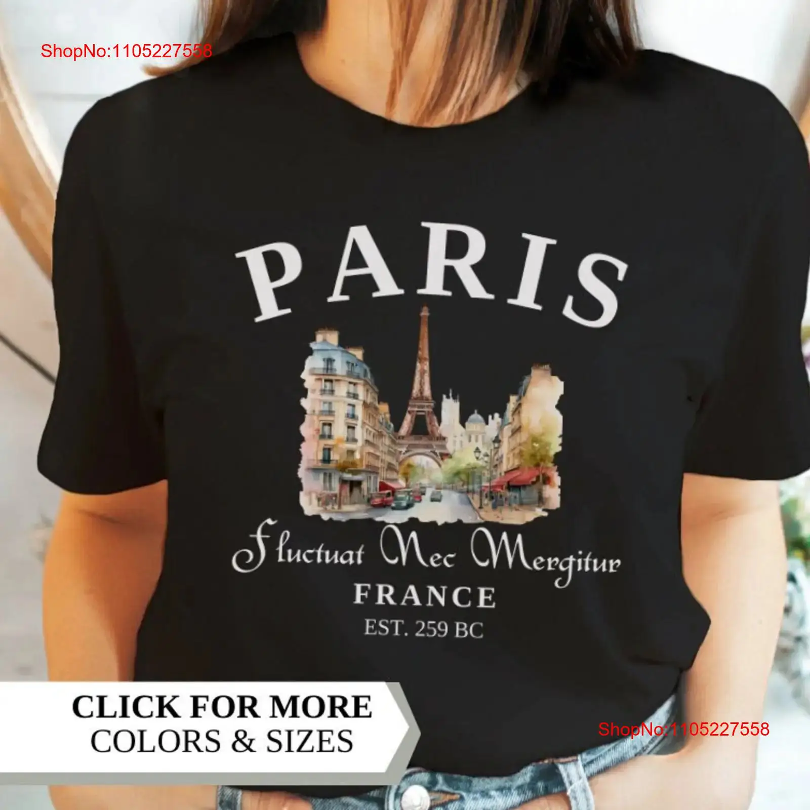 Vintage Fashion In Paris - Футболка Paris T Shirt France Travel