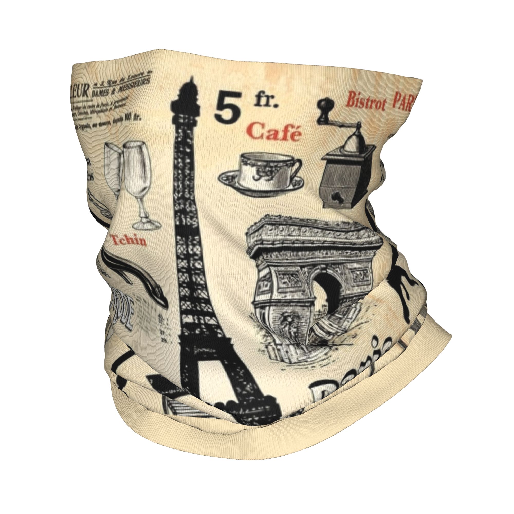 Vintage Fashion In Paris - Винтажная бандана с Эйфелевой башней (Париж)