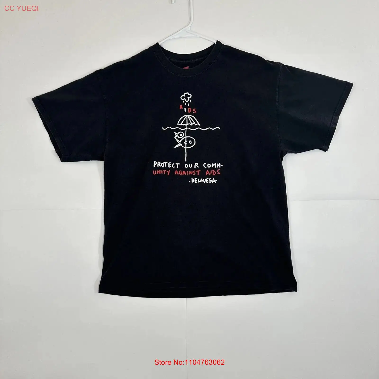Vintage Fashion Community - Футболка DELAVEGA с принтом «Aids Stick