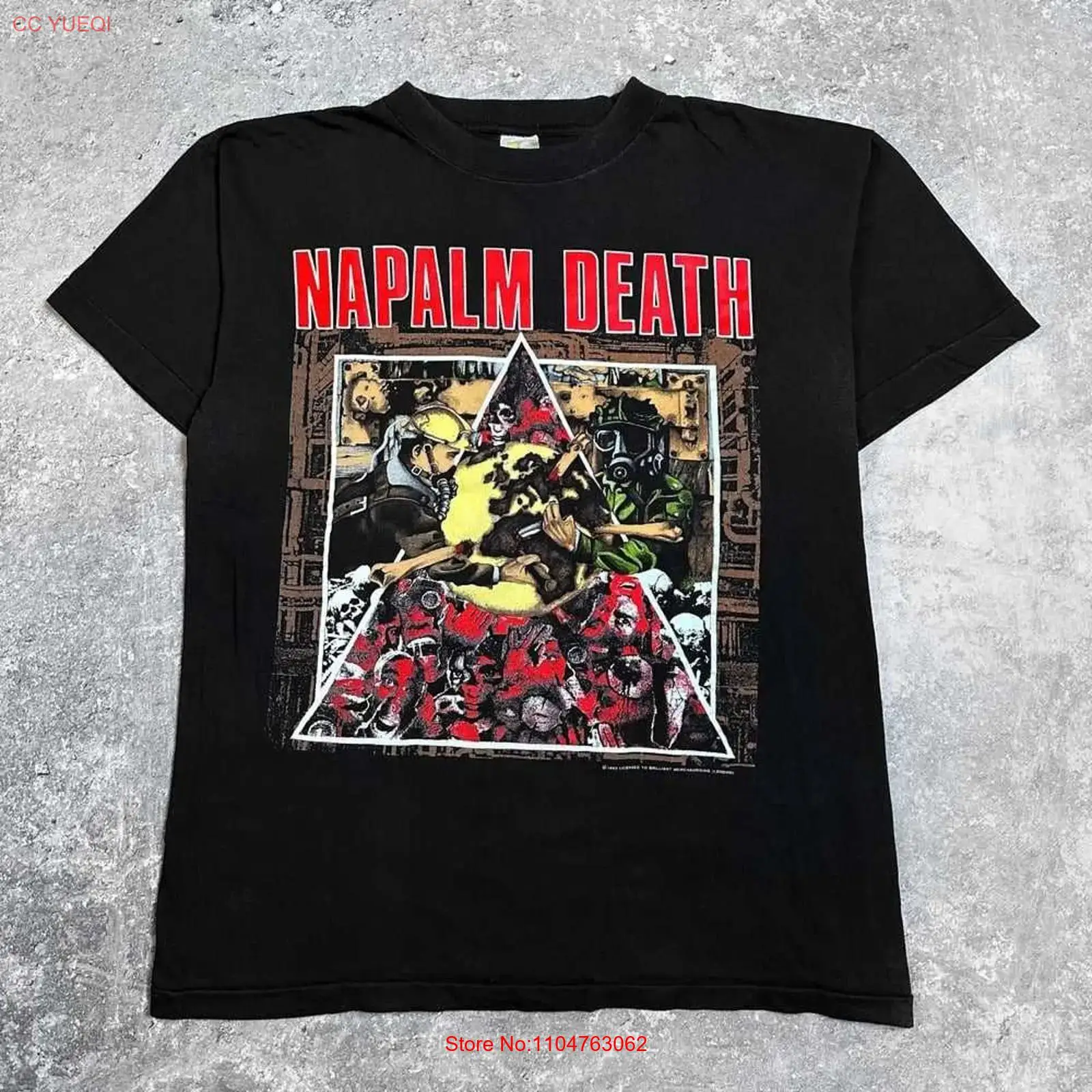 Vintage Fashion Campaigns - Футболка Napalm Death 1992 Campaign For