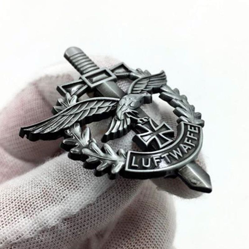 Vintage Fashion Ornaments - Немецкая прусская металлическая брошь-орёл, винтажный значок-эмблема,
