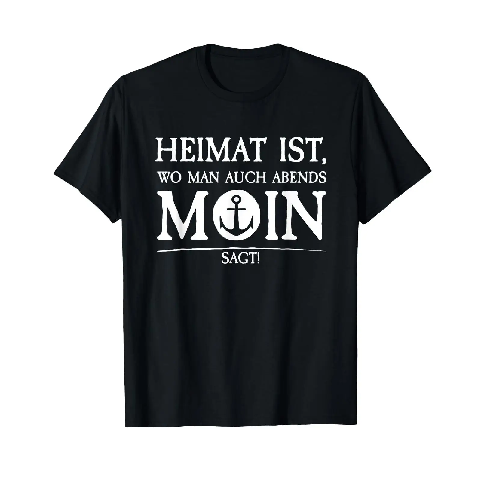 Vintage Fashion Hamburg - Футболка унисекс Heimat Moin Anchor Home