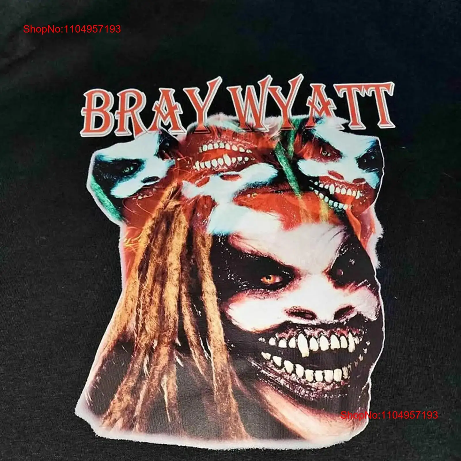 Vintage Fashion Collage - Черная футболка с коллажем Bray Wyatt,