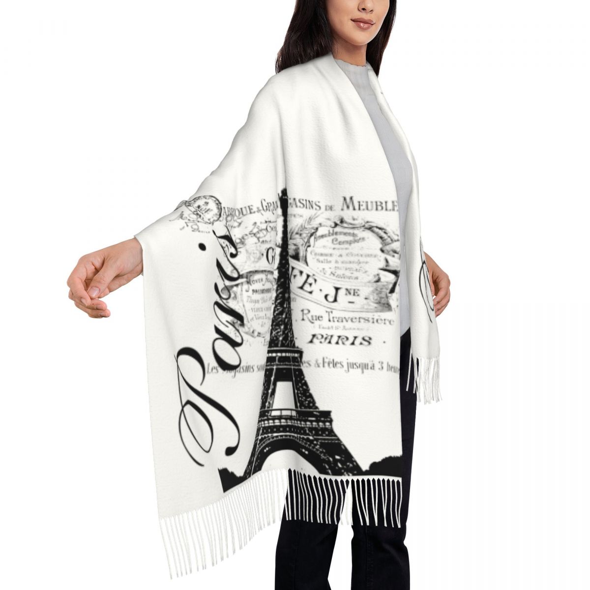 Винтажный шарф с принтом на за – обзор и цена Vintage Fashion In Paris