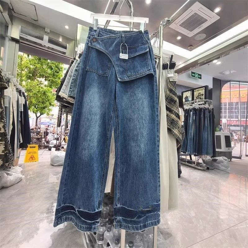 Женские свободные широкие брюк – обзор и цена Retro Vintage Korean Fashion
