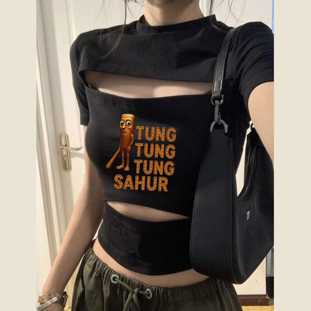 Женский кроп-топ Tung Tung Sah – обзор и цена Vintage Fashion For Sale