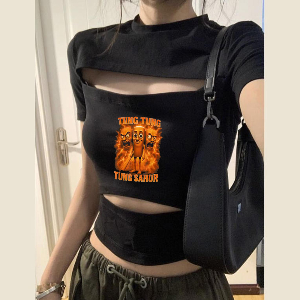 Женский кроп-топ Tung Tung Sah – обзор и цена Vintage Fashion For Sale