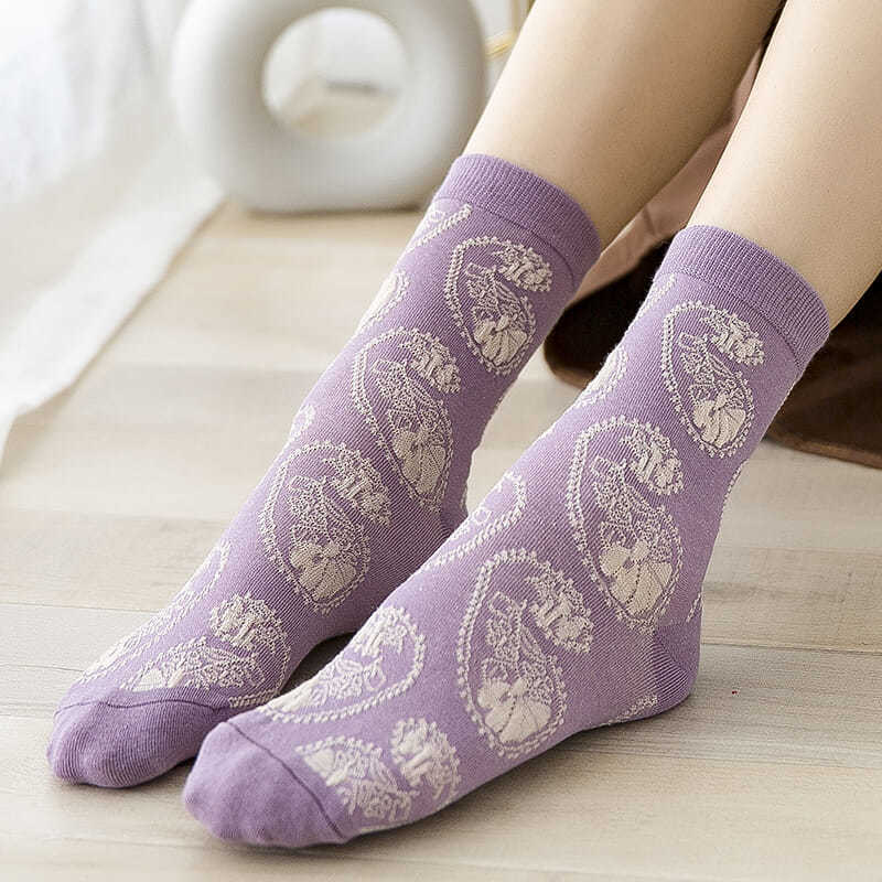 Модные фиолетовые женские хлоп – обзор и цена Retro Vintage Korean Fashion
